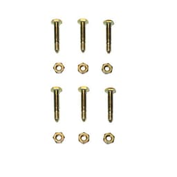 Ariens OEM 1/4-Inch Shear Bolts & Nuts (6-Pack, 53200500)