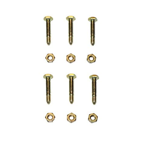 Ariens OEM 1/4-Inch Shear Bolts & Nuts (6-Pack, 53200500)